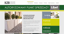 Desktop Screenshot of kzb.com.pl